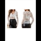thumbnail image 3 of Blusas de Larga para Mujer, Elegantes, con Encaje de Crochet, Bordadas y Caladas, Moda 2025. M, 3 of 7