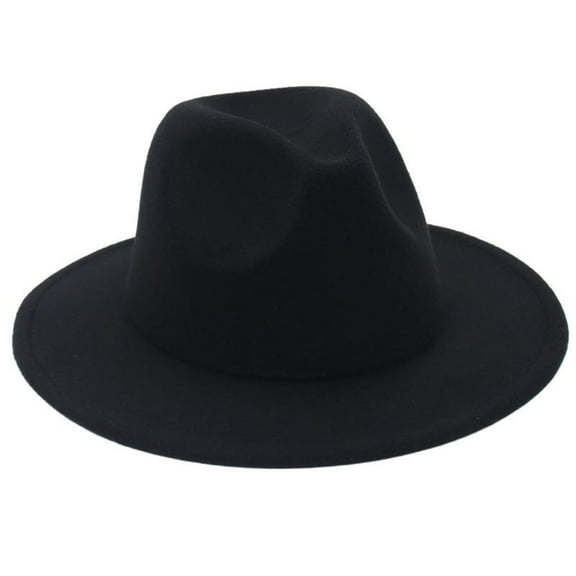 EXHUMKY Black Woolen Children's Hat Unisex Warm Winter Cap Ideal for Stage , Cosplay, and Everyday Wear