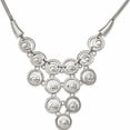 thumbnail image 1 of Stainless Steel Polished Multi-Circle 19In With 2In Ext Necklace Made In China -Jewelry By Sweet Pea, 1 of 3