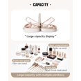 thumbnail image 4 of Bolsa de maquillaje de viaje EACHY de gran capacidad impermeable para mujer, 4 of 9