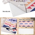 thumbnail image 4 of 2' x 5' Area Rug, Boho Tassel Cotton Carpet for Living Room Bedroom, 4 of 6