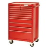 440SS Tool Cabinets, 27 in x 18 in x 42 in, 12 Drawers, Red