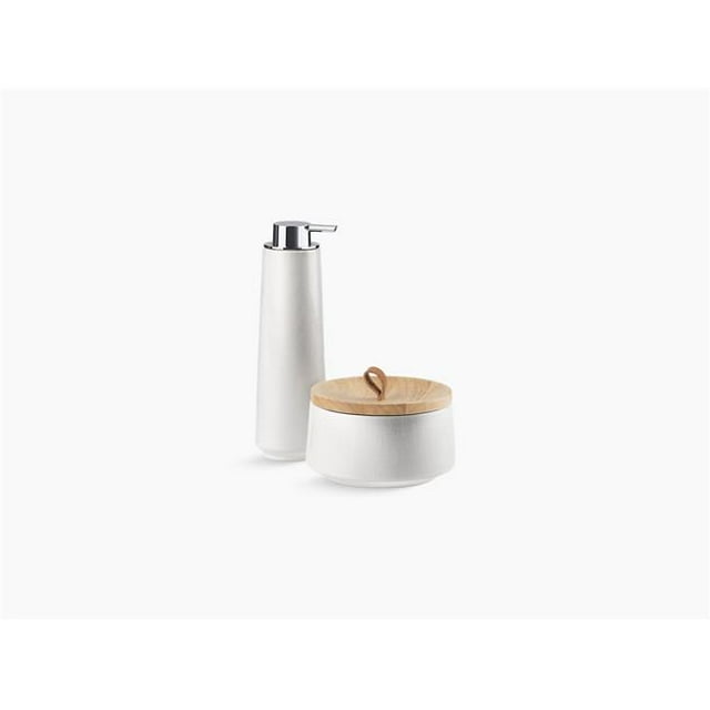Kohler K-29591-HD1-0 Ensemble d'Accessoires Pliable 2 Pièces - Blanc