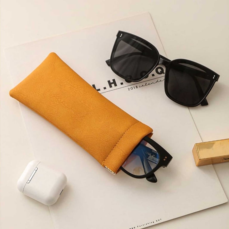 Glasses Storage Bag for Travel Soft Sunglasses Pouch Fashion  Accessory Personalized Glasses Storage Bag, Portable Soft Glasses Case  main image 4