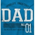 thumbnail image 2 of Fathers Day World's Greatest Dad No 1 Tank Top Sleeveless Tee Men Brisco Brands 2X, 2 of 7