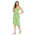 thumbnail image 5 of Oussum Women Short Tube Dress Sleeveless Summer Dresses, Green, 5 of 7