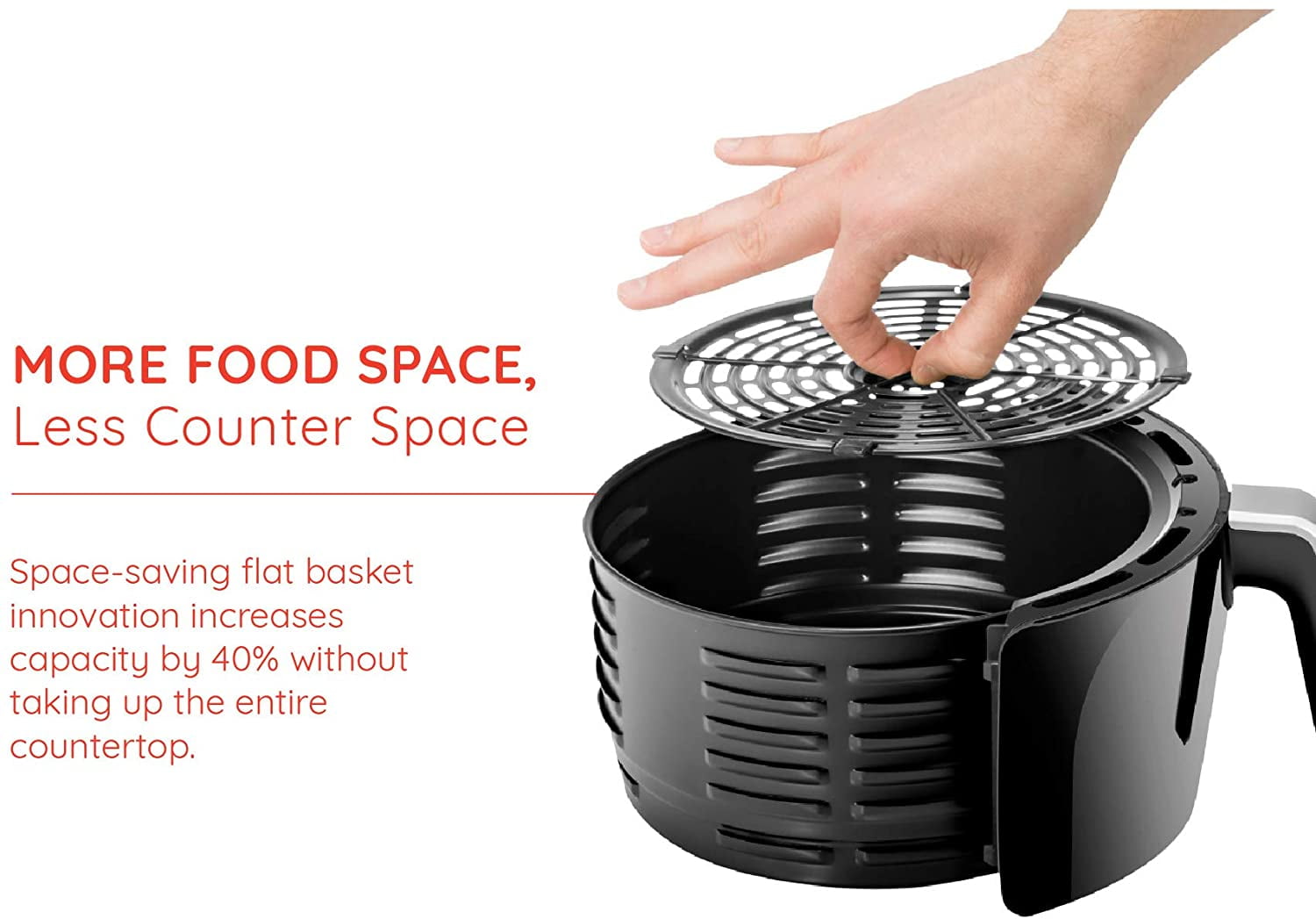 NEW Prime Cuisine/ Air Fryer/ Non Sticker Interior/ Removable Basket