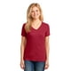 Port & Company &174; T-Shirt à Col en V en Coton pour Femmes. Lpc54v S Rouge – image 1 sur 1
