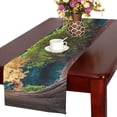 thumbnail image 3 of BSDHOME Maple Of The Garden Shines With Gold Cotton Linen Table Runner 16x72 Inches, 3 of 5