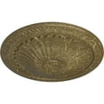 thumbnail image 3 of Ekena Millwork 15"OD x 1 3/4"P Alexa Ceiling Medallion (Fits Canopies up to 3"), Hand-Painted Mississippi Mud Crackle, 3 of 7