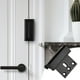 thumbnail image 5 of Cerradura de seguridad para el hogar | Cerradura de seguridad para baño interior de aluminio con acabado satinado | Resistente a golpes con tornillos endurecidos | Fácil instalación, a prueba de, 5 of 7