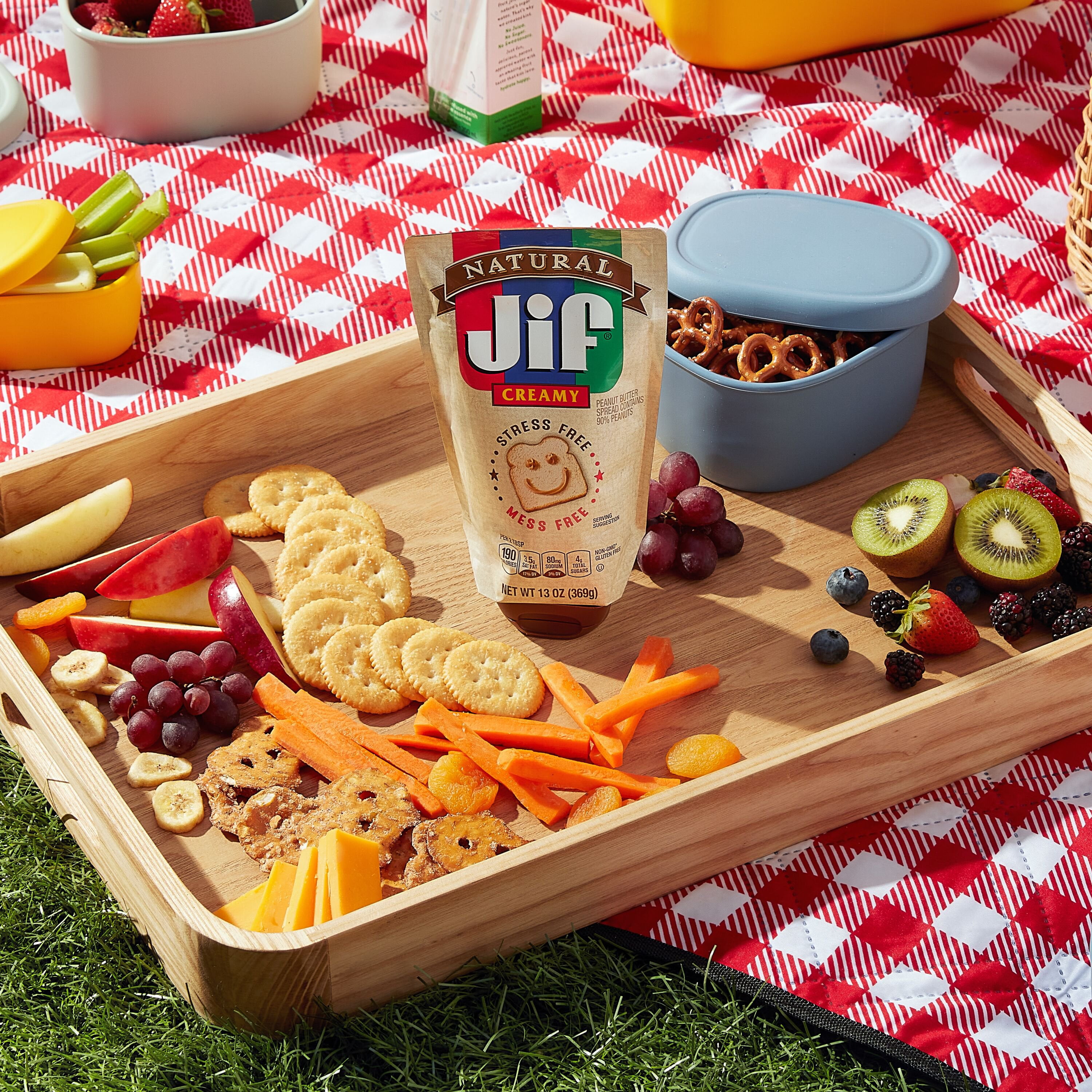 3 Pack of Jif Natural Simply Squeeze&nbsp;Creamy Peanut Butter Spread - 13 oz (Packaging Varies)