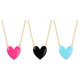 thumbnail image 1 of KAKOWELY Collar de corazón de San Valentín de 3 piezas, cadena de cuello de aleación creativa, collar para mujer, 1 of 5
