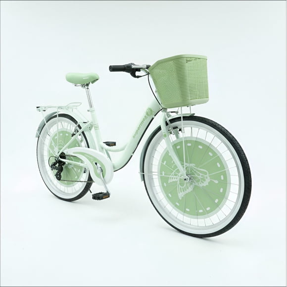 BICICLETA SUPERMEX R26 SHARON VERDE 6 VELOCIDADES