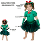 thumbnail image 3 of Disfraz Primavera Ranita Verde Tutú Infantil Niña Talla 4 a 6 años, 3 of 7