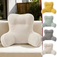 thumbnail image 1 of YYV Lumbar Pillow Ergonomic Bed Headrest Orthopedic Lumbar Support Cushion Breathable Soft Cover Back Support for Sofa Bed Reading TV Sleeping Office Posture Relief Support Pillow, 1 of 9