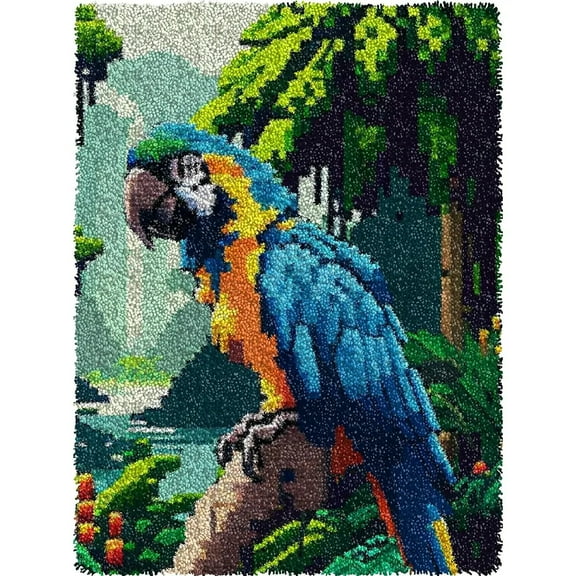 Parrot | Rug Making Latch Hooking Kit