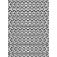 thumbnail image 1 of Ahgly Company Machine Washable Indoor Rectangle Transitional Light Black Area Rugs, 7' x 10', 1 of 7