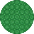 thumbnail image 1 of Ahgly Company Indoor Round Patterned Green Area Rugs, 5' Round, 1 of 6