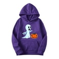 thumbnail image 4 of Heisall Womens Hoodies Long Sleeve Casual Loose Pullover Hooded Sweatshirts Autumn Winter Fashion, 4 of 5