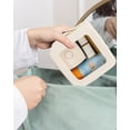 thumbnail image 3 of Bolsa de maquillaje FFPaw pequeña de silicona transparente impermeable para mujer, 3 of 7