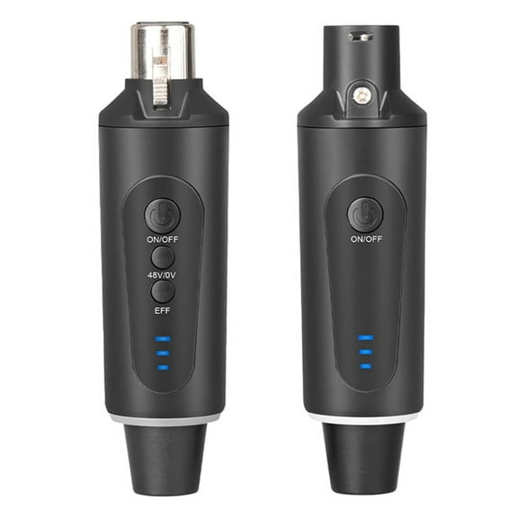 New 2.4g XLR Microphone Wireless Transmitting & Receiving System Dynamic Condenser Microphone Reverberation Adjustment