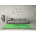 thumbnail image 3 of Ahgly Company Indoor Rectangle Persian Emerald Green Bohemian Area Rugs, 8' x 10', 3 of 4