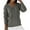 Gray, variant on Lenago Sweaters for Women Plus Size Long Sleeves V-Neck Pullover Solid Color Casual Blouse Tops Pullover Sweaters Jumper
