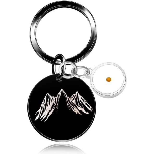 TRAHOO-Stainless Steel Faith Cross Keychain & Jesus Loves Me Christian Keyring Mustard Seed Charms Religious Jewelry