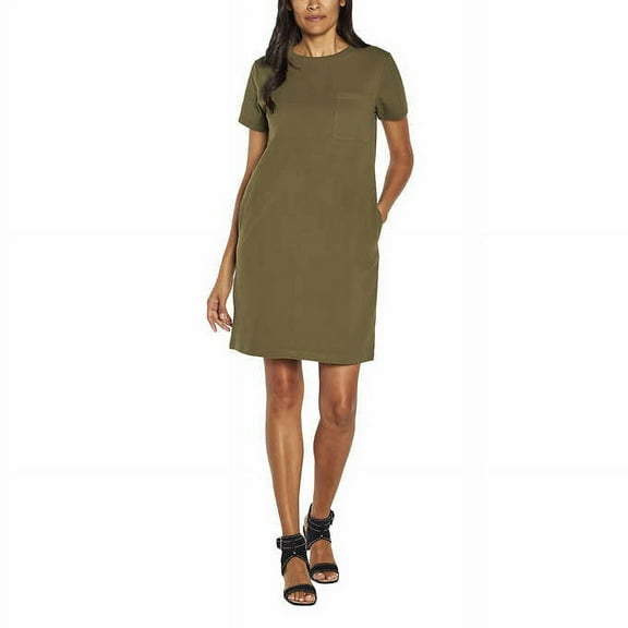 Banana Republic Ladies' Size X-Small, Shirt Dress, Deep Lichen Green