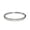 Silver, variant on Women's Heart-shaped Sterling Silver Bracelet Smooth Opening