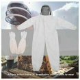 thumbnail image 4 of Traje de apicultura Equipo de protección profesional contra abejas con guantes largos y capucha de velo para apicultor - Blanco (XXL), 4 of 4