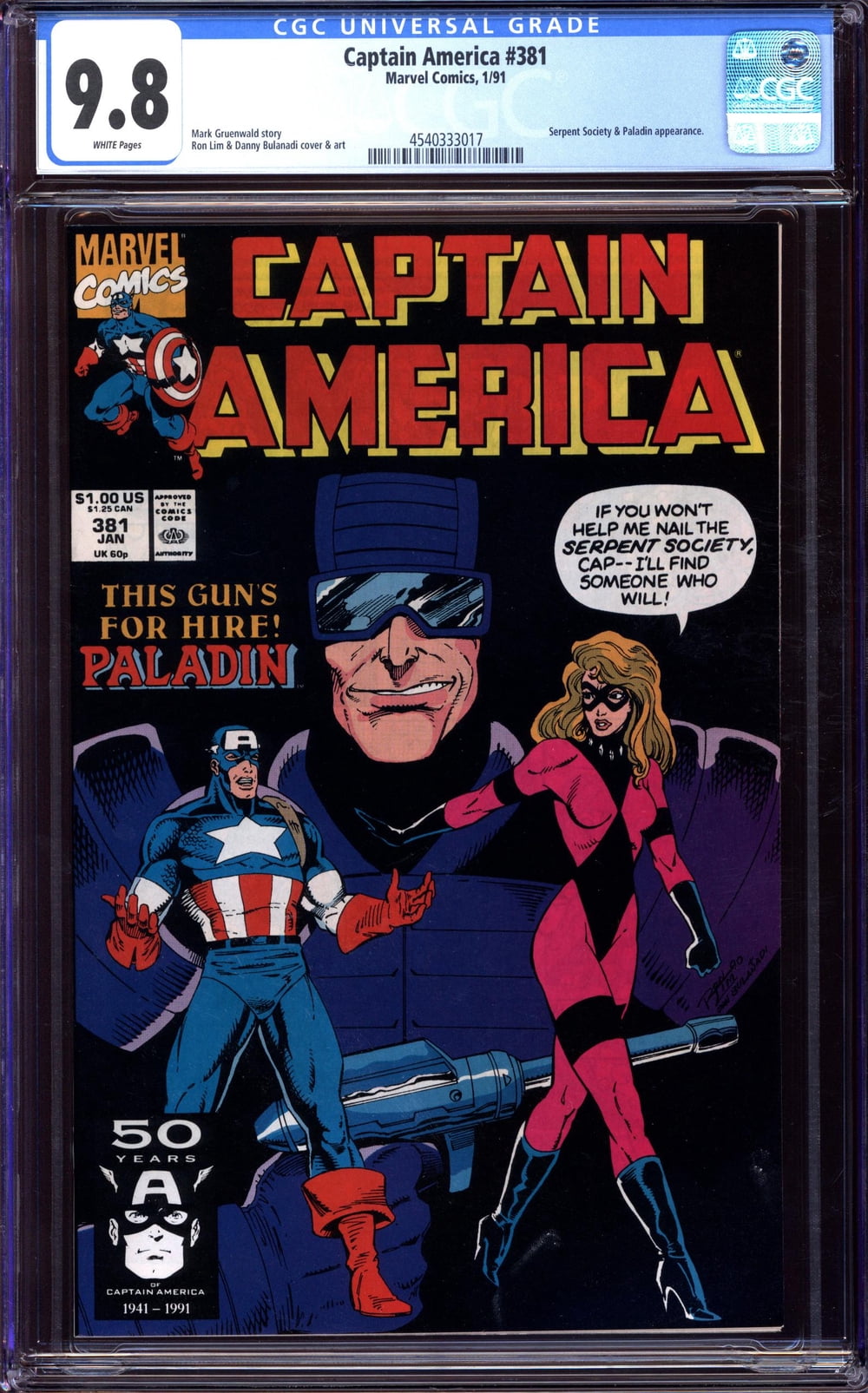 Cover of Captain America #381