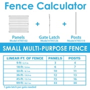 43in H Small Multi-Purpose Fence Post by Yardlink