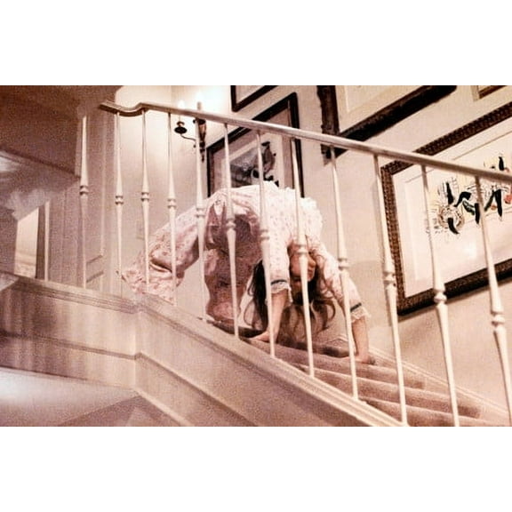 The Exorcist Linda Blair 24X36 Poster Spider Crawl