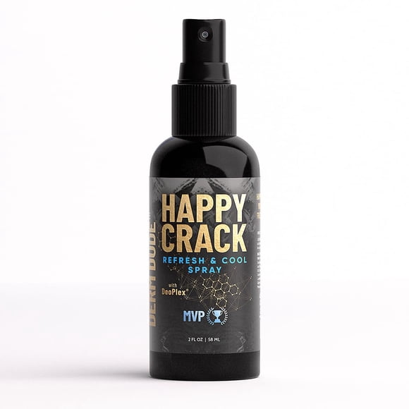 Derm Dude Happy Crack MVP Spray para olores a tope, eliminador de olores a tope, desodorante en aerosol para glúteos, aroma MVP