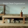 thumbnail image 6 of Tnarru Walnut Wood Desktop Organizer Rack
Minimalist Display Shelf Beech 35x16x14cm, 6 of 6