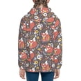 thumbnail image 6 of Pofeuu Foxes Print Teenage Zipper Hoodie Sweatshirts Hooded Casual Jackets With Pocket For Boys Girls-Small, 6 of 6