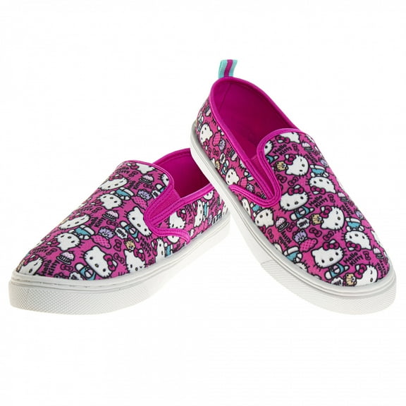 Hello Kitty Collage Low Top Women's Sneakers-Size 6