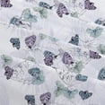 thumbnail image 4 of softan Bed Sheet Set for Kids Girls, Full Size Kids Sheets Microfiber Kids Fitted Sheet, Breathable & Silky Soft Feeling Kids Sheet Set 4 PCs Purple Butterfly Kids Full Bed Sheet, 4 of 5