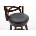 thumbnail image 7 of Boraam Seina 24in. High Back Swivel Wood Counter Stool, Cappuccino Finish, 7 of 7