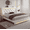 White, variant on Holiway Full Size LED Bed Frame with Upholstered Headboard, Wingback PU Leather Headboard with Charging Station, Diamond Tufting, Black