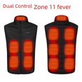thumbnail image 4 of Chaleco calefactor eléctrico USB con clip para caballos y zona de control doble inteligente, chaqueta para hombre y mujer, chaleco de 9, 2, 4, 5 y 8 zonas, 4 of 4