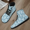 thumbnail image 3 of Psesaysky Leather Barefoot Shoes for Women Lace-Up Sneakers With Barefoot Sole Stylish Print Sneakers for Women, 3 of 7