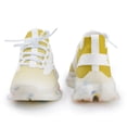 thumbnail image 4 of Aesthetic Lemon Yellow And White Gradient Walking Shoes for Men Woman Lightweight Tennis Fashion Elastic Sports Shoes Cushion Basketball Shoes, 4 of 7