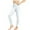 White, variant on Girls Athletic Leggings Kids Dance Workout Running Yoga Pants High Waist Tight Casual Active Slim Trouser