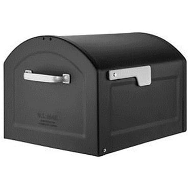 Architectural Mailboxes  Centennial Post-Mount Mailbox, Black - Extra Large