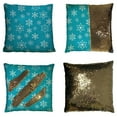 thumbnail image 1 of EREHome Snowflake Pillow Case Home Decor Cushion Cover 20x20 Inch, 1 of 2