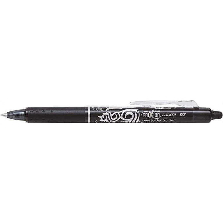 Pilot FriXion 3 Colors Premium Erasable Gel Pens in Black - Extra Fine Point