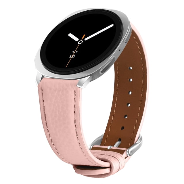Smart Watch Band Leather Strap Compatible With Watch 8 Classic Durable Comfortable Replacement Wristband For Men Women Adjustable Fashion Accessory